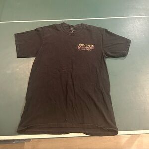 Brown and yellow Counts Customs Las Vegas cotton t-shirt